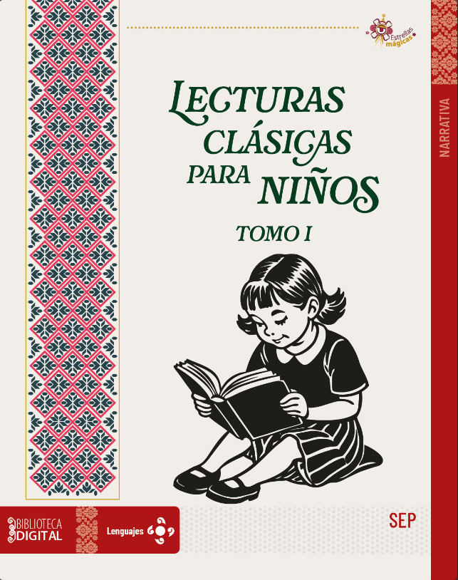 Portada Lecturas clásicas para niños T. I - SEP