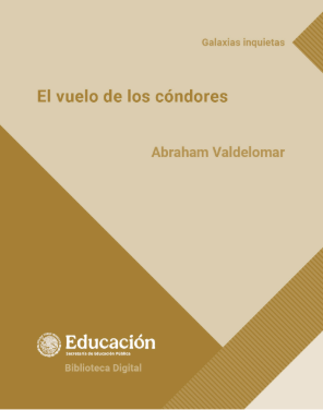 Portada El vuelo de los cóndores